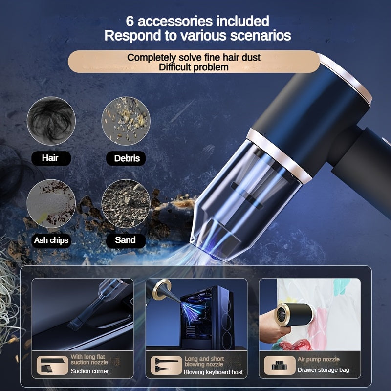 6KPa Cordless Handheld Vacuum Cleaner
