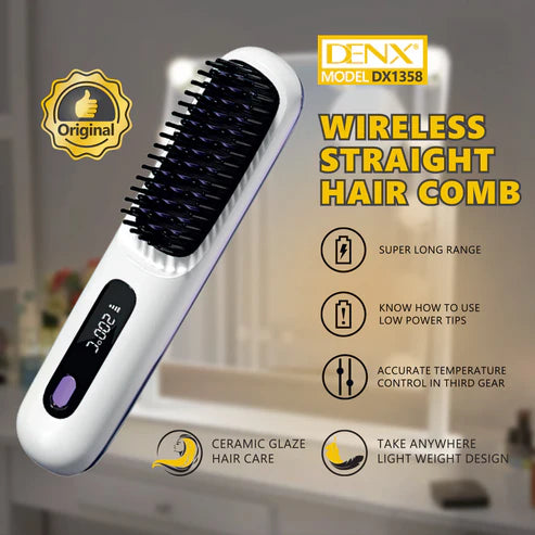 Amaryllis Wireless Straight Hair Comb